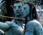 Avatar na&#039;vi Jake και Neytiri έτοιμο να ξεκινήσει ένα βέλος